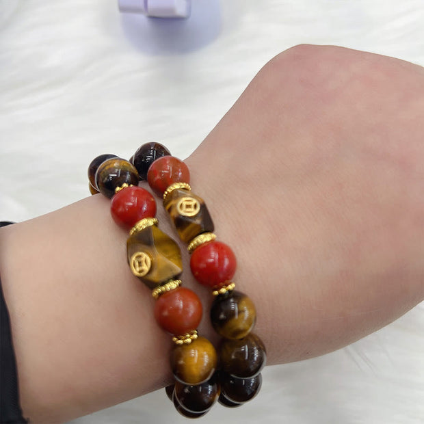 Buddha Stones Tiger Eye Courage Bracelet