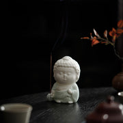 Buddha Stones Buddha Sitting Standing Reclining Ceramic Healing Incense Burner Desk Decoration