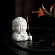 Buddha Stones Buddha Sitting Standing Reclining Ceramic Healing Incense Burner Desk Decoration Incense Burner BS 4