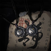 Buddha Stones 999 Sterling Silver Tai Chi Yin Yang Design Harmony Necklace Pendant Necklaces & Pendants BS 10