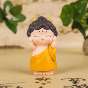 Buddha Stones Meditation Lotus Amitabha Buddha Resin Statue Compassion Home Decoration