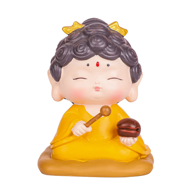 Buddha Stones Meditation Lotus Amitabha Buddha Resin Statue Compassion Home Decoration Decorations BS 9