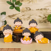 Buddha Stones Meditation Lotus Amitabha Buddha Resin Statue Compassion Home Decoration Decorations BS 17