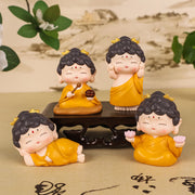 Buddha Stones Meditation Lotus Amitabha Buddha Resin Statue Compassion Home Decoration Decorations BS 19