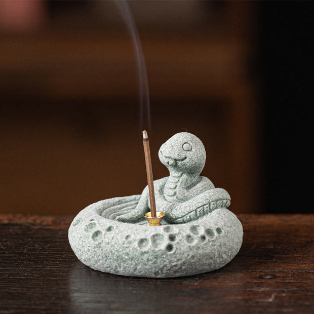 Buddha Stones Chinese Zodiac Healing Incense Burner Desk Decoration Incense Burner BS 2