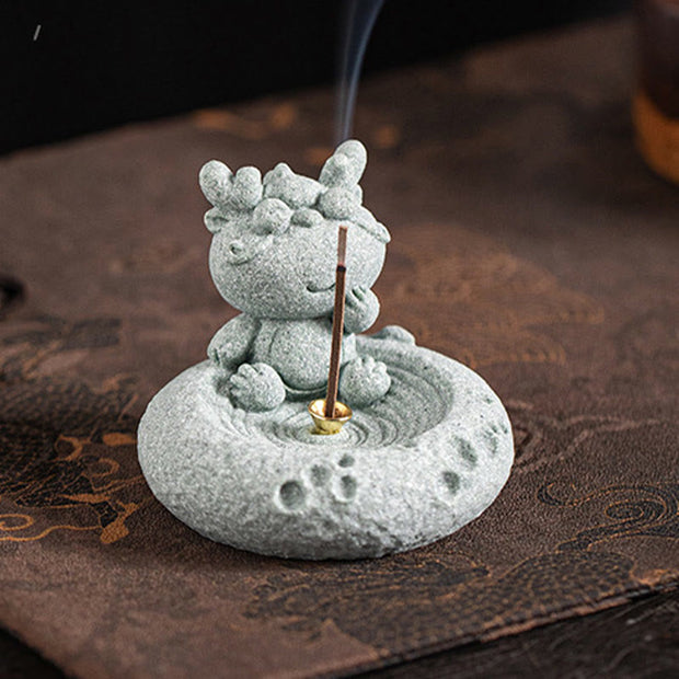 Buddha Stones Chinese Zodiac Healing Incense Burner Desk Decoration Incense Burner BS 17