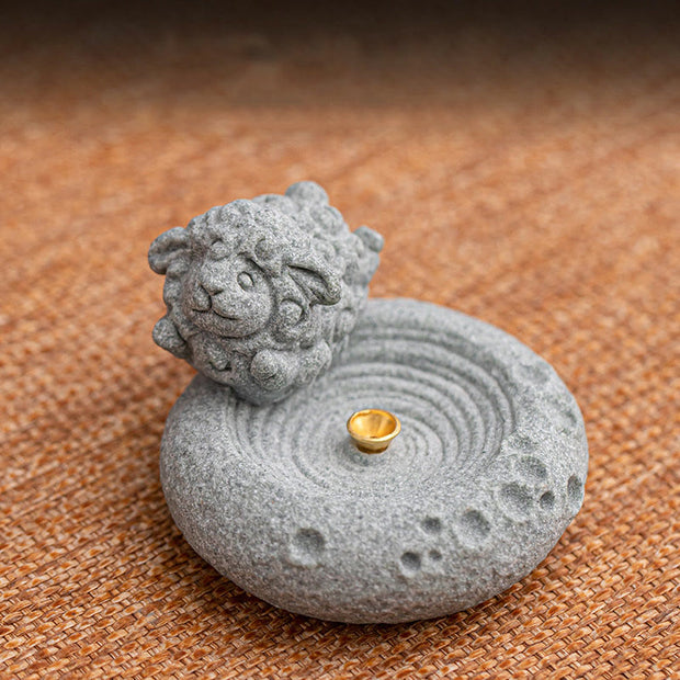 Buddha Stones Chinese Zodiac Healing Incense Burner Desk Decoration Incense Burner BS 35