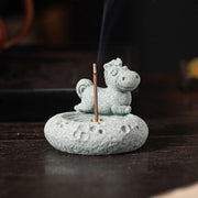 Buddha Stones Chinese Zodiac Healing Incense Burner Desk Decoration Incense Burner BS 32