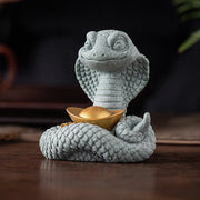 Buddha Stones Year Of The Snake Ingot Copper Coins Home Decoration Decorations BS 3