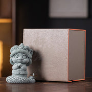 Buddha Stones Year Of The Snake Ingot Copper Coins Home Decoration Decorations BS Greeting Snake(With Box) 8.5*6.4*11.8cm