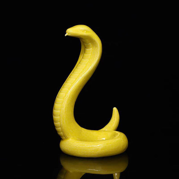 Buddha Stones Year Of The Snake Ceramic Home Decoration