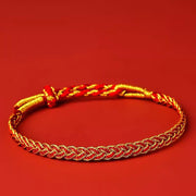 Buddha Stones Red String Yellow String Luck Bracelet Bracelet BS 14-22cm