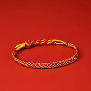 Buddha Stones Red String Yellow String Luck Bracelet Bracelet BS 13-18cm