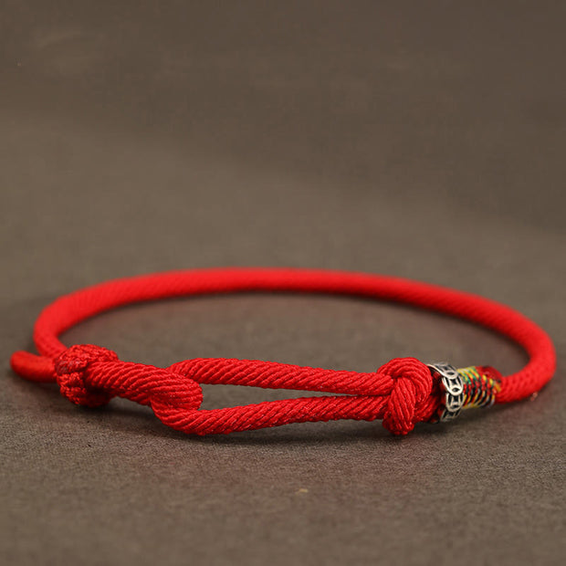 Buddha Stones Red String 925 Sterling Silver 999 Sterling Silver Coin Luck Bracelet Bracelet BS Red String 925 Sterling Silver Coin Ring