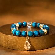 FREE Today: Positive and Healing Blue Tiger Eye White Crystal Water Drop Bracelet