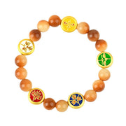 FREE Today: Wisdom and Peace Bodhi Seed Five Directions Gods of Wealth Bracelet