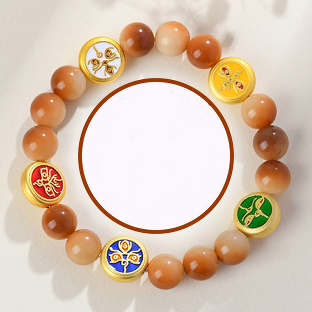 FREE Today: Wisdom and Peace Bodhi Seed Five Directions Gods of Wealth Bracelet