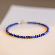 FREE Today: Positive and Serenity Small Lazurite Ultra-Thin Beads Bracelet