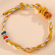 Buddha Stones Colorful String Snake Dragon Year of the Snake Luck Bracelet Bracelet BS 1