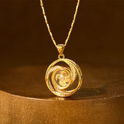 FREE Today: Balance and Healing Gold plated Copper Brass Windmill Necklace Pendant FREE FREE 11