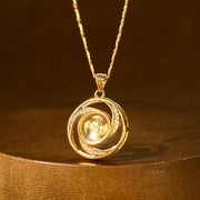 FREE Today: Balance and Healing Gold plated Copper Brass Windmill Necklace Pendant FREE FREE 10