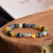 FREE Today: Protection Strength Blue Green Red Tiger Eye Buddha Head Bracelet FREE FREE 24