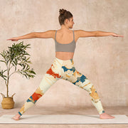Buddha Stones Colorful Clouds Print Fitness Leggings Women's Yoga Pants - image 11