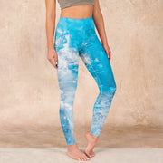 Buddha Stones Ocean Waves Fish Gym Leggings Women's Yoga Pants