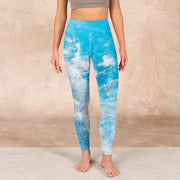 Buddha Stones Ocean Waves Fish Gym Leggings Women's Yoga Pants