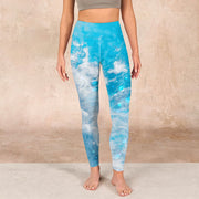 Buddha Stones Ocean Waves Fish Gym Leggings Women's Yoga Pants - image 2