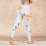 Buddha Stones Maple Gym Leggings Women's Yoga Pants