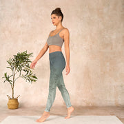 Buddha Stones Bamboo Leaves Sketch Print Sports Leggings Women's Yoga Pants - image 13