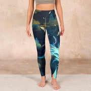 Buddha Stones Mountains Phoenix Feather Exercise Leggings Women's Yoga Pants