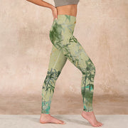 Buddha Stones Bamboo Print Lycra Fabric Fitness Leggings Women's Yoga Pants - image 17