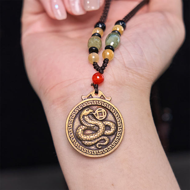 FREE Today: Wealth and Fortune 12 Chinese Zodiac Blessing Necklace Pendant