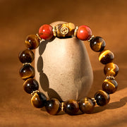 Buddha Stones Tiger Eye Courage Bracelet