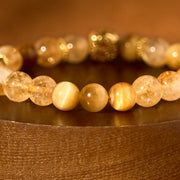 FREE Today: Prosperity and Protection Citrine Tiger Eye Red Agate Bracelet