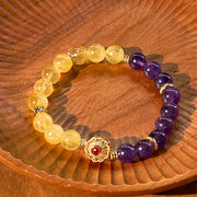 FREE Today: Happiness and Generosity Citrine Amethyst Bracelet