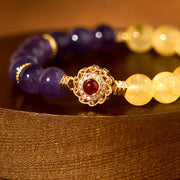 FREE Today: Happiness and Generosity Citrine Amethyst Bracelet