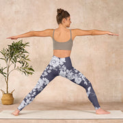 Buddha Stones Flowers Blossom Print Sports Fitness Leggings Women's Yoga Pants - image 11