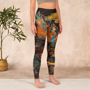 Buddha Stones Vibrant Phoenix Gym Leggings Women's Yoga Pants