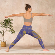 Buddha Stones Moon Sun Stars Print Gym Leggings Women's Yoga Pants - image 11
