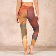 Buddha Stones Auspicious Clouds Print Lycra Fabric Fitness Leggings Women's Yoga Pants - image 10