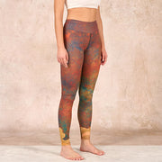 Buddha Stones Auspicious Clouds Print Lycra Fabric Fitness Leggings Women's Yoga Pants - image 3