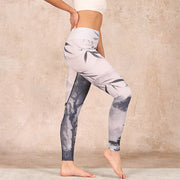 Buddha Stones Ink Bamboo Pine Mountains Print Gym Leggings Women's Yoga Pants - image 13