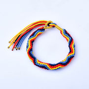 Buddha Stones Tibetan Hand-woven Colored Rope Luck Bracelet