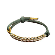 FREE Today: Luck and Protection Tibetan Gold Thread Colorful Peach Blossom Knot Braided Bracelet