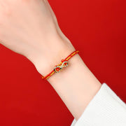 FREE Today: Luck Protection Red String Mobius Strip Year Of The Snake Braided Bracelet