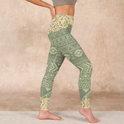 Buddha Stones Flowers Geometric Shapes Gym Leggings Women's Yoga Pants - image 17