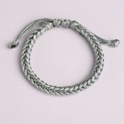 FREE Today: Harmony Healing Handmade Eight Thread Peace Knot Wax Cord Rope Braided Bracelet